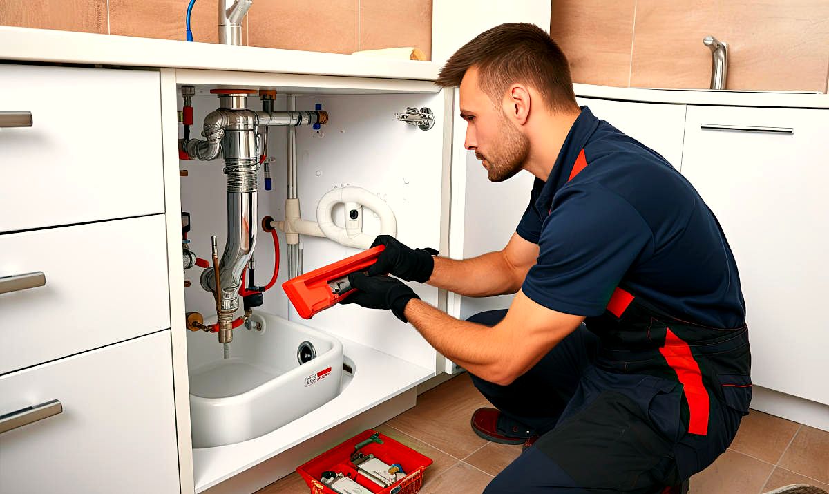 C.R. Leonard Plumbing & Heating Inc. at work